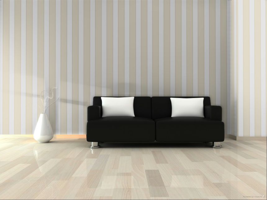 Tapete, beige-creme, Streifen, 7752, Agora, Parato by Cristiana Masi