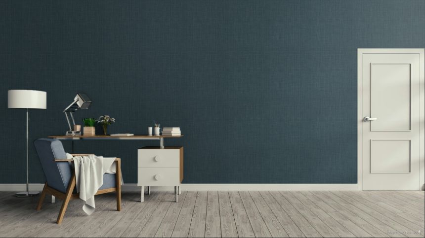 Tapete, Stoffoptik, Blau, IM28028, Imani, Decoprint