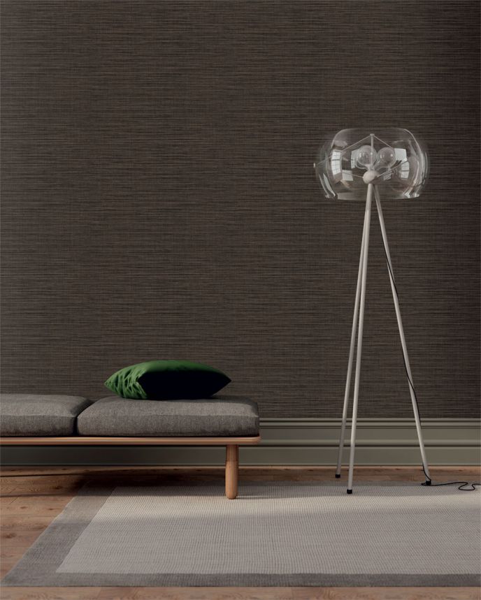 Tapete, Stoffoptik, Braun, IM28042, Imani, Decoprint