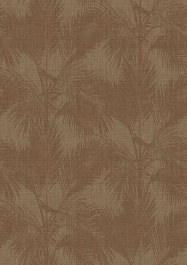 Fototapete, Palmblätter, Braun, Schwarz, IMD28123, Imani, Decoprint