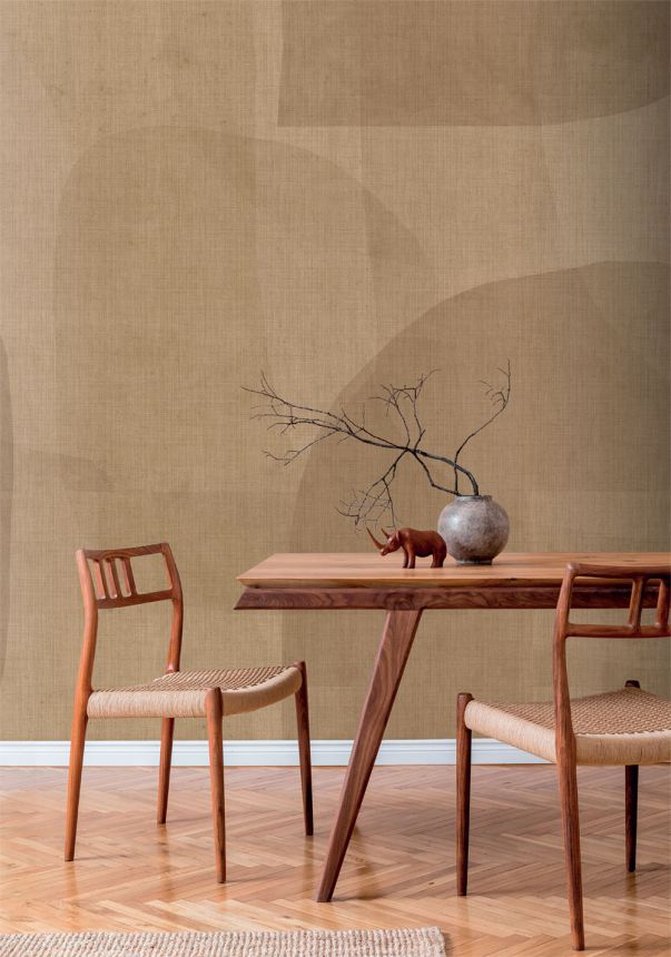 Geometrische Fototapete, Beige, Braun, IMD28131, Imani, Decoprint