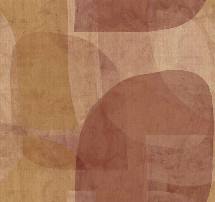 Geometrische Fototapete, Braun, Rot, IMD28132, Imani, Decoprint