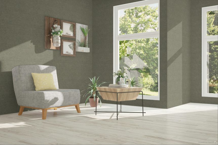 Tapete, Grün, Braun, Stoffoptik, TN29010, Terra Nova, Decoprint