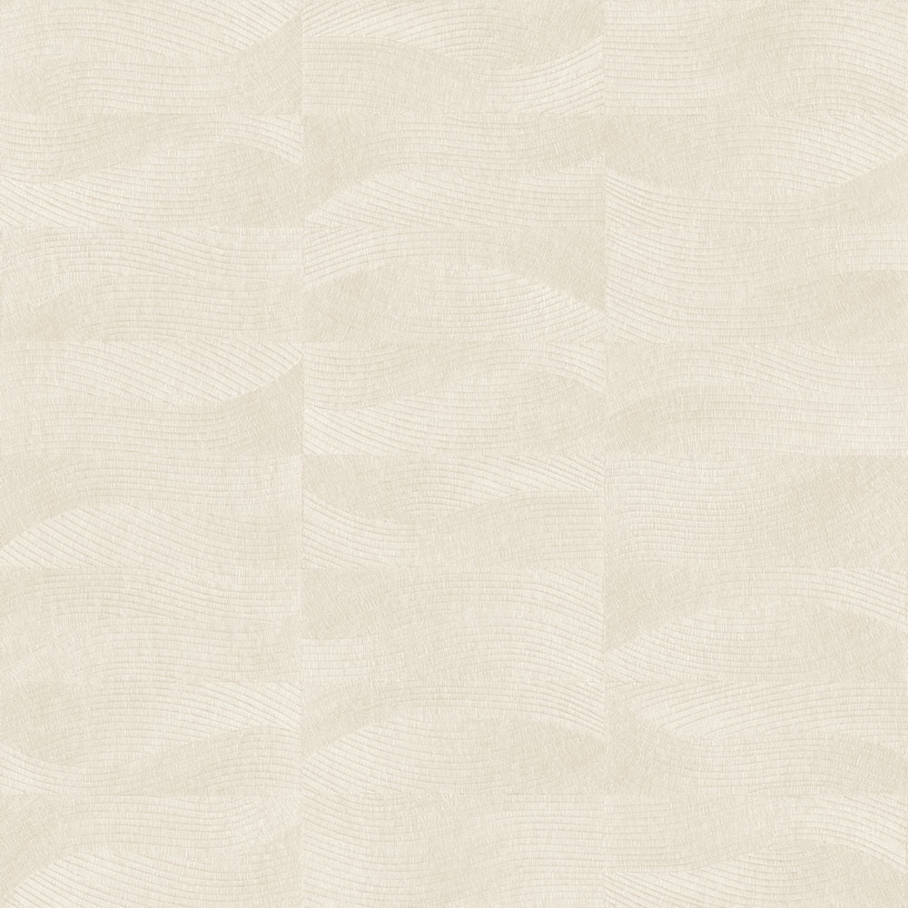 Tapete, Beige, Stickerei-Optik, Wellen, TN29020, Terra Nova, Decoprint