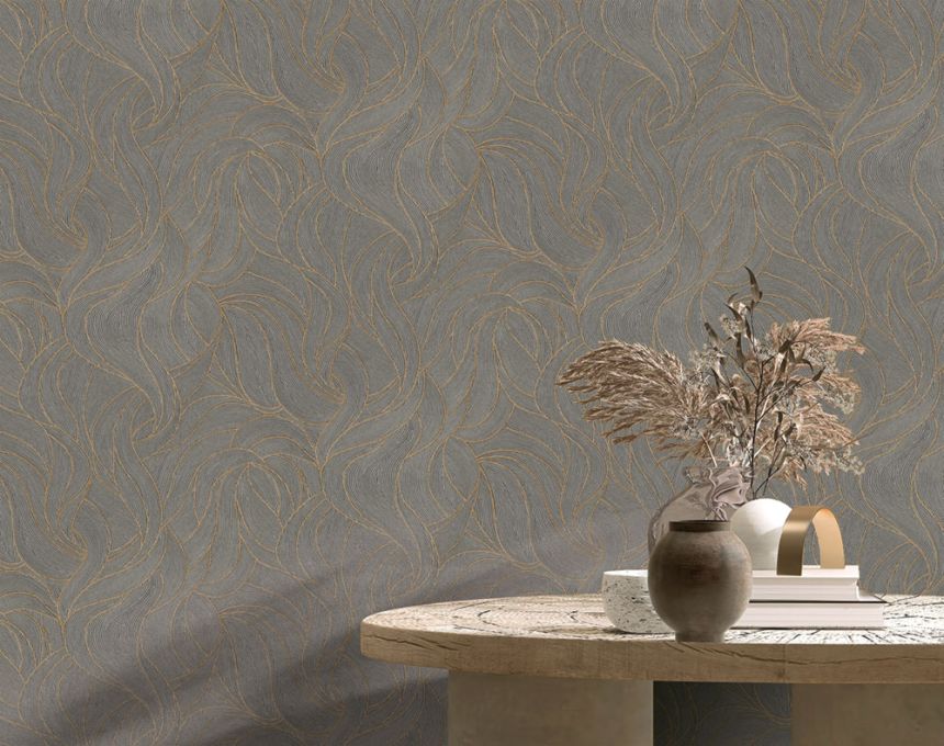 Tapete, Braun, Wellen, TN29072, Terra Nova, Decoprint