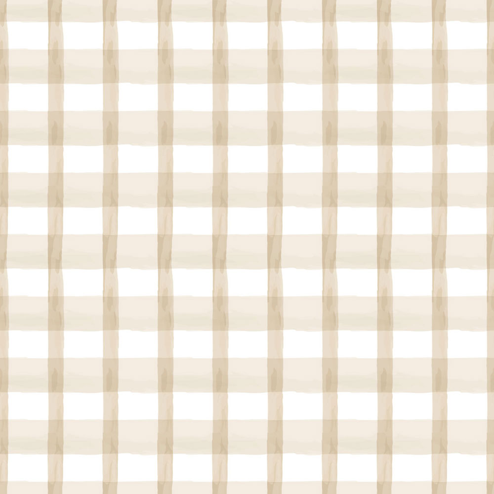 Tapete, beige, weiß, kariert, 4478, Momi, Parato by Cristiana Masi