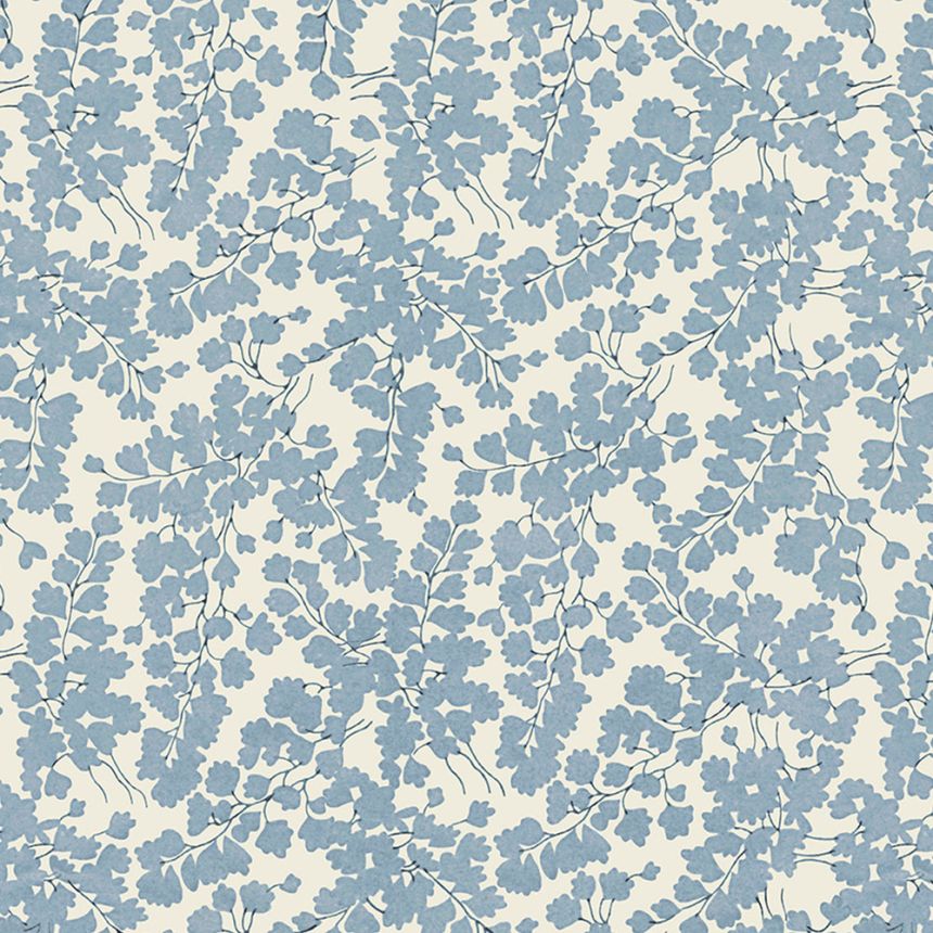 Tapete, Blau, Weiß, Blätter, 122743, Laura Ashley 4