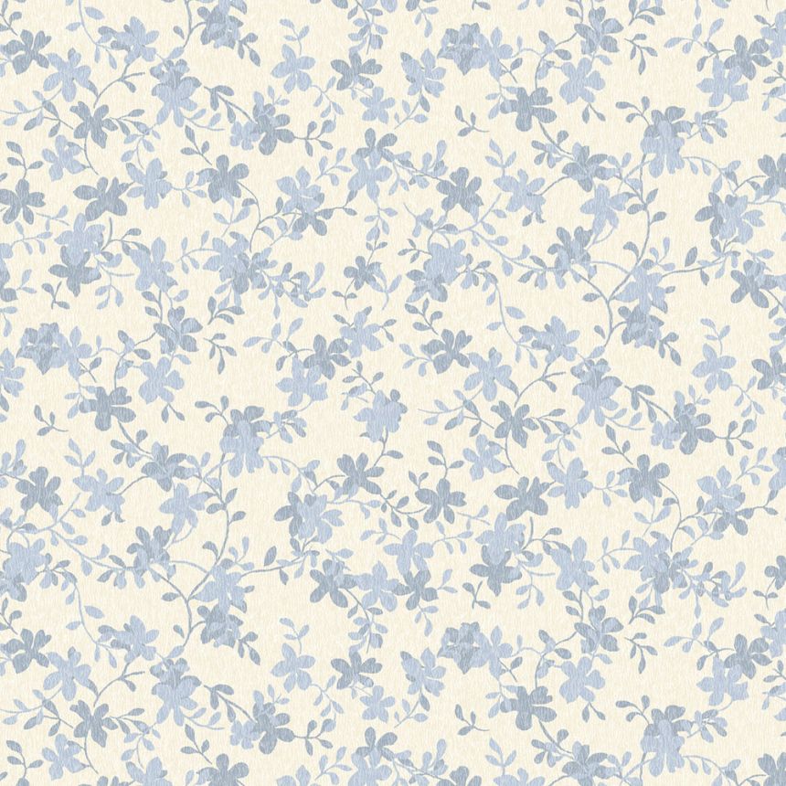 Tapete, Blau, Grau, Blätter, 122744, Laura Ashley 4