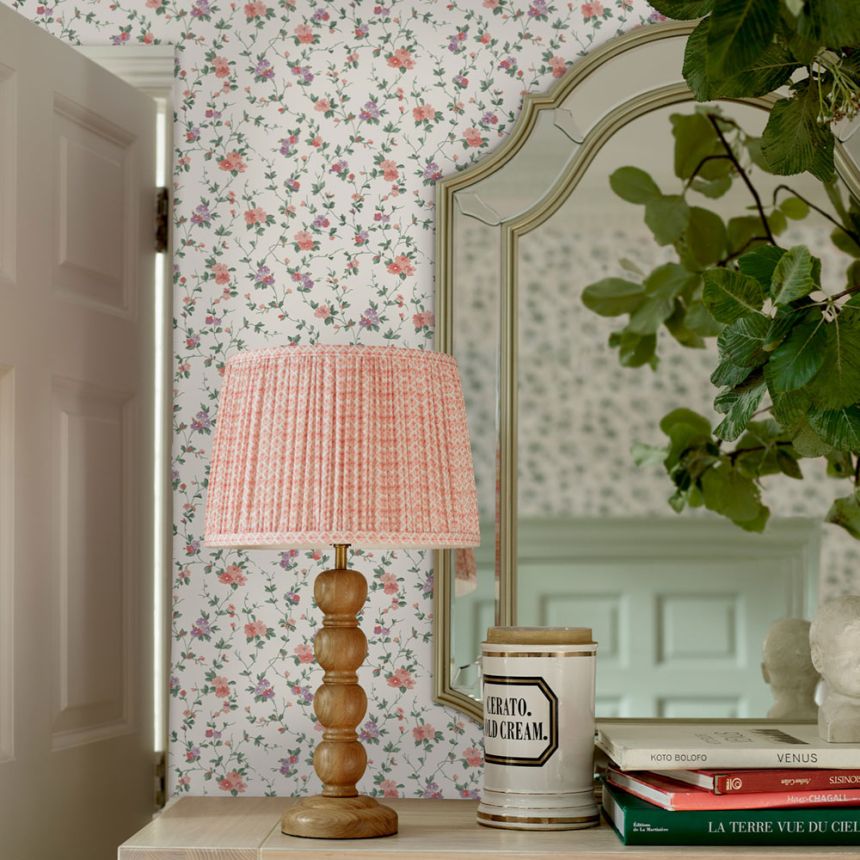 Tapete, Grün, Violett, Blüten, 122765, Laura Ashley 4
