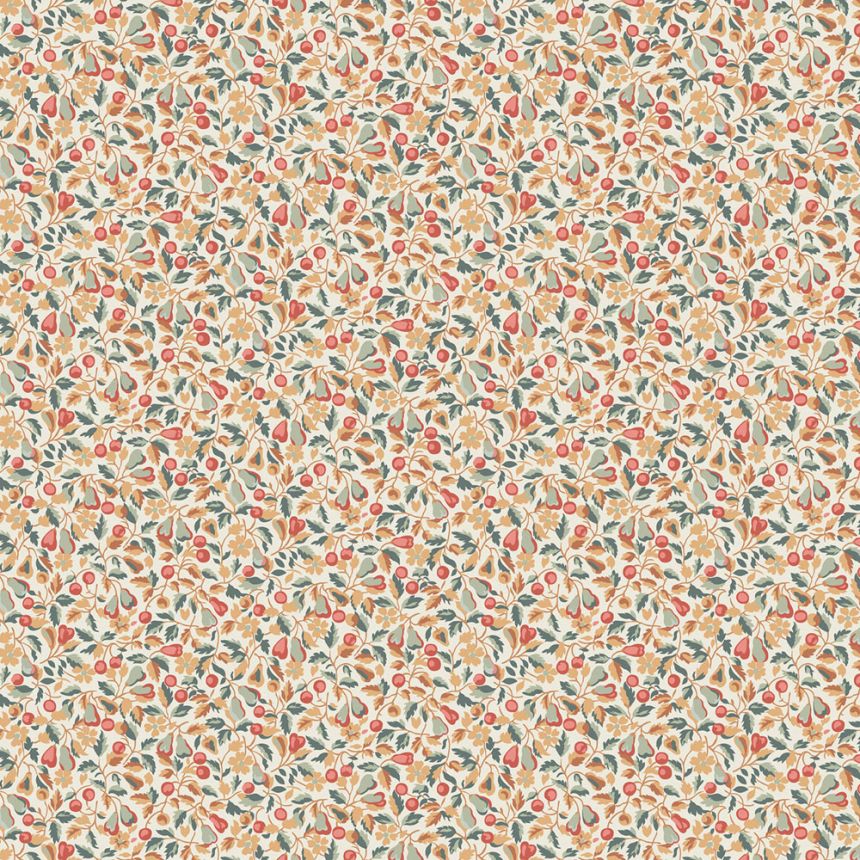 Tapete, Rot, Orange, Kirschen, Birnen, 127398, Laura Ashley 4