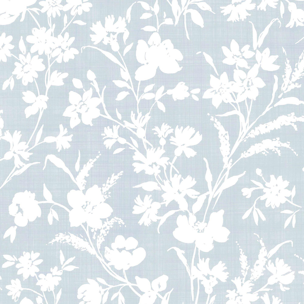 Tapete, Blau, Blumenmuster, 130109, Laura Ashley 4