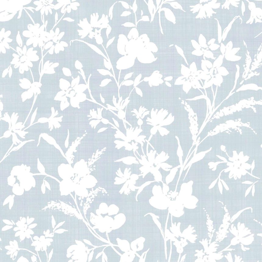 Tapete, Blau, Blumenmuster, 130109, Laura Ashley 4
