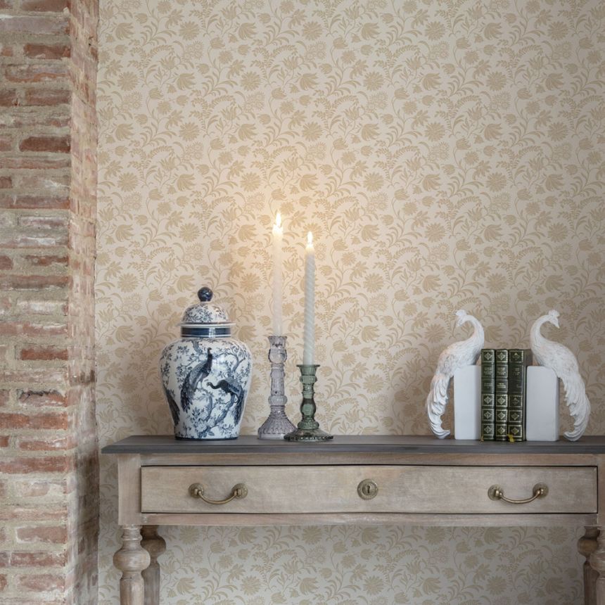 Tapete, Rosa, Braun, Blumenmuster, 140318, Laura Ashley 4