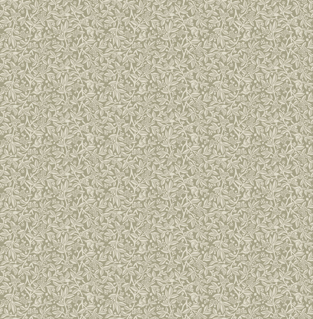 Tapete, Grau, Blumen, Vögel, 140320, Laura Ashley 4