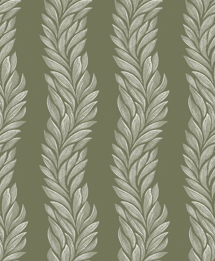 Tapete, Grün, Weiß, Blätter, 140321, Laura Ashley 4