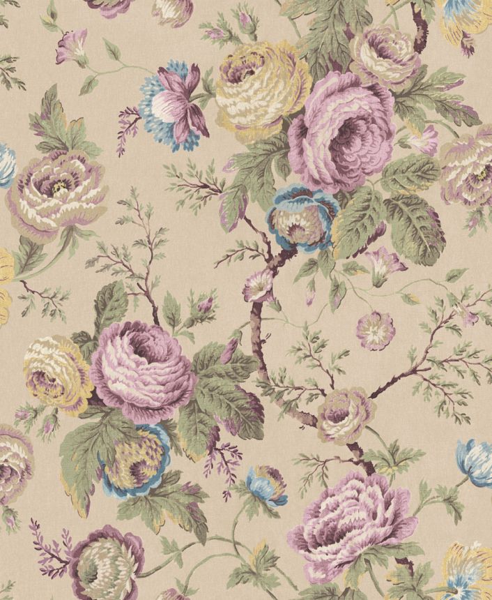 Tapete, Rosa, Grün, Blumenmuster, 140323, Laura Ashley 4