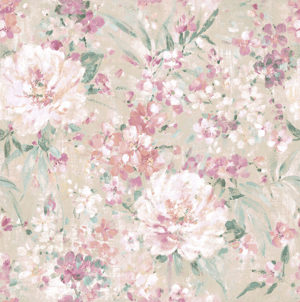 Tapete, Rosa, Weiß, Blumenmuster, 140329, Laura Ashley 4
