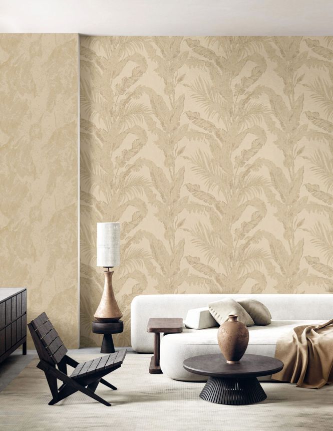 Tapete, beige, Stuckoptik, 6643, Metamorphosis, Pigmenta, Parato by Cristiana Masi