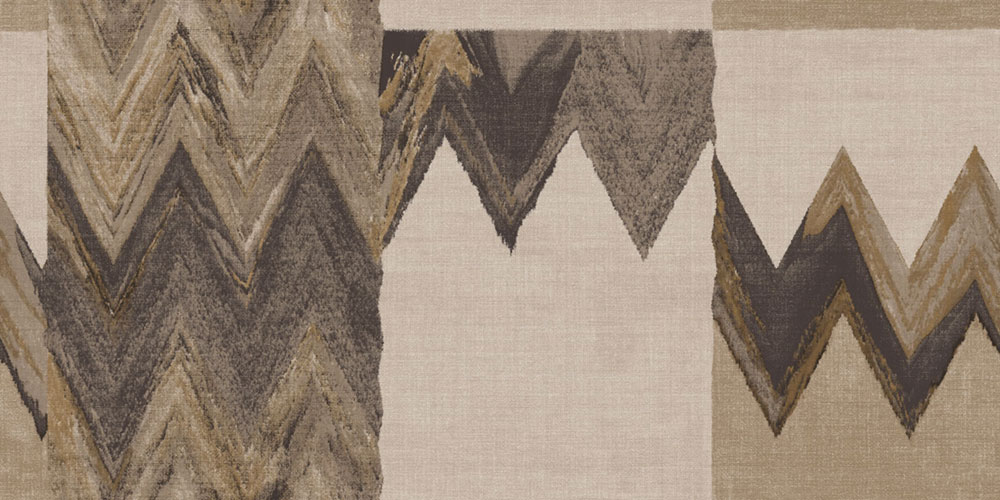Geometrische Tapete, beige, braun, Stoffoptik, 6679, Metamorphosis, Parato by Cristiana Masi
