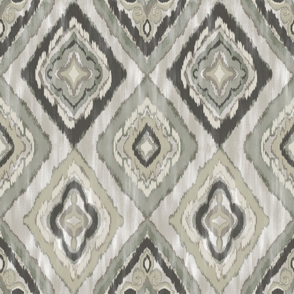 Tapete, schwarz, grau, Stoffoptik, AU41404, Aurelia, Prestige Wallcoverings