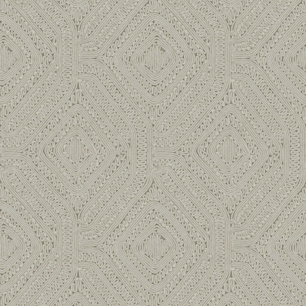 Geometrische Tapete, beige, braun, Strickoptik, 140086, Abigail Ahern vol.1