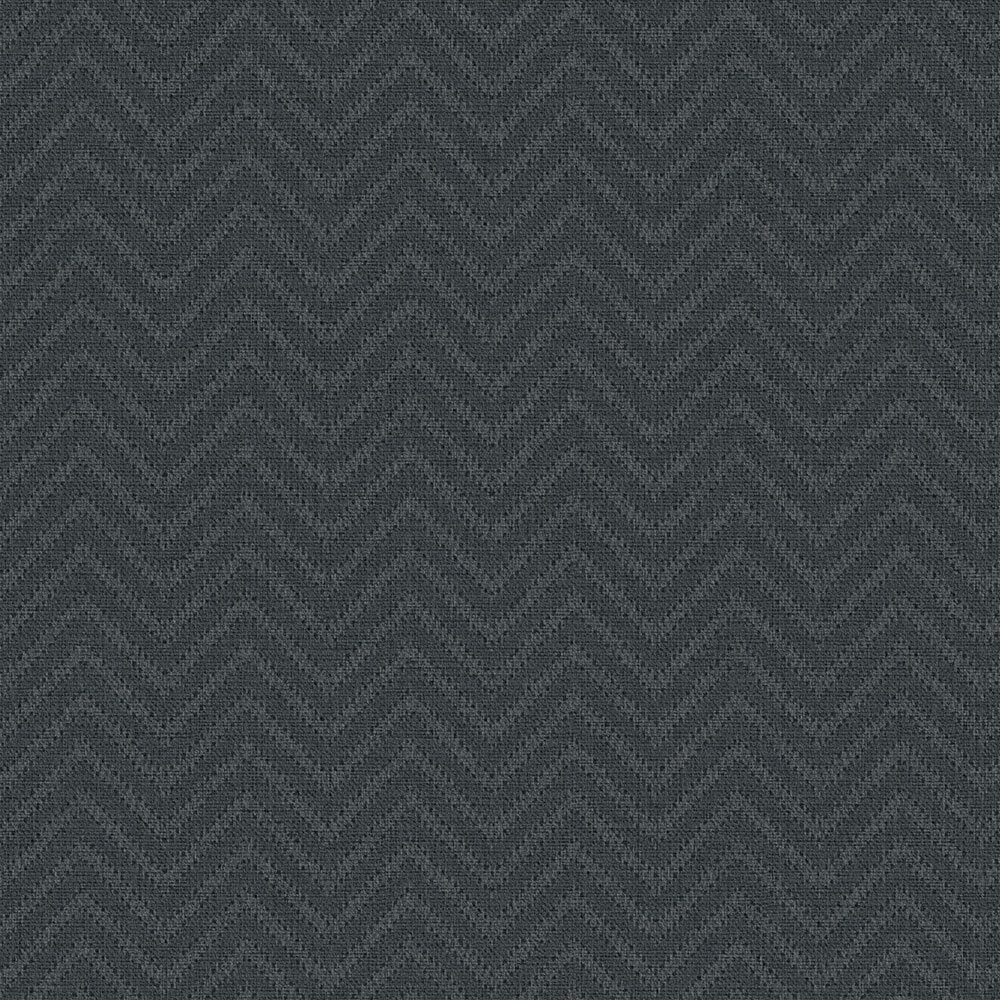 Geometrische Tapete, grau, schwarz, Stoffoptik, 140090, Abigail Ahern vol.1