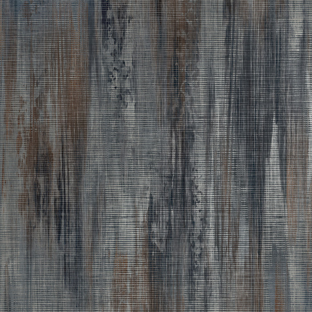 Luxustapete, blau, silber, Altholzoptik, 140105, Abigail Ahern vol.1