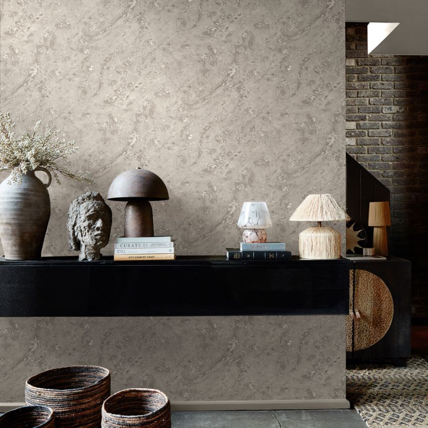 Luxustapete, grau, silber, Betonoptik, 140109, Abigail Ahern vol.1