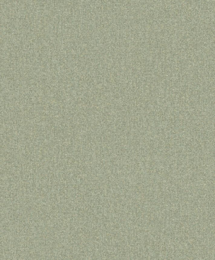 Vliestapete, grün, silber, melierte Stoffoptik, SF1108, Surfaces, Grandeco