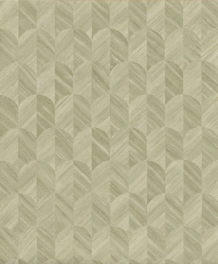Vliestapete, graugrün, grafisches Muster, SF3208, Surfaces, Grandeco