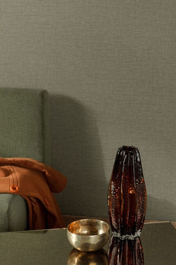 Tapete, grün, grobe Stoffoptik, CO1019, Concept, Grandeco