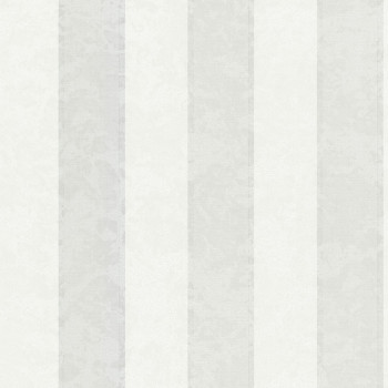 Grau-weiße gestreifte Vliestapete für die Wand 45227, Feeling, Emiliana