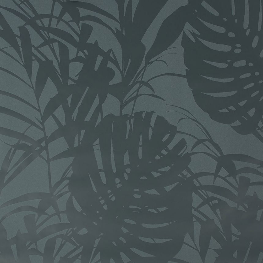 Non-woven wallpaper Leaves, Monstera 105975, Palm Green, Paradise, Graham & Brown