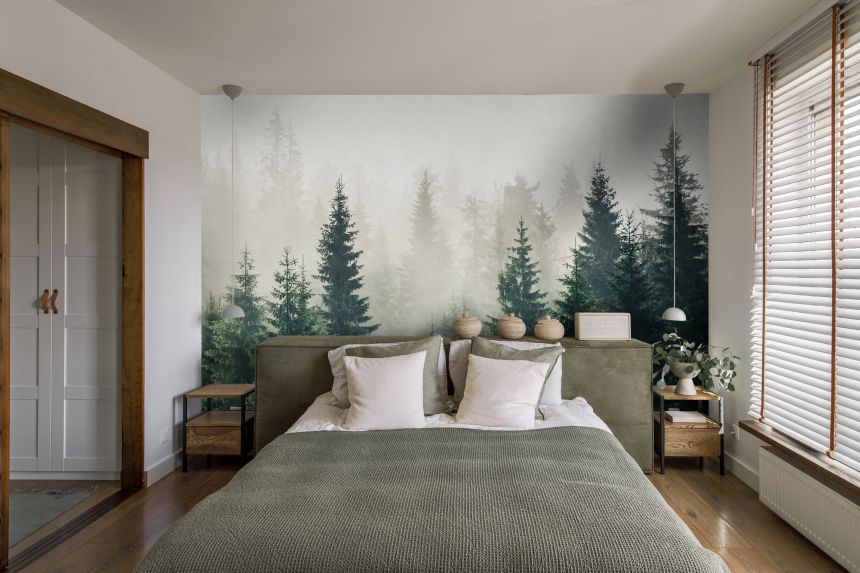 Fototapete nach Maß, Nadelwald, 10185, Vavex