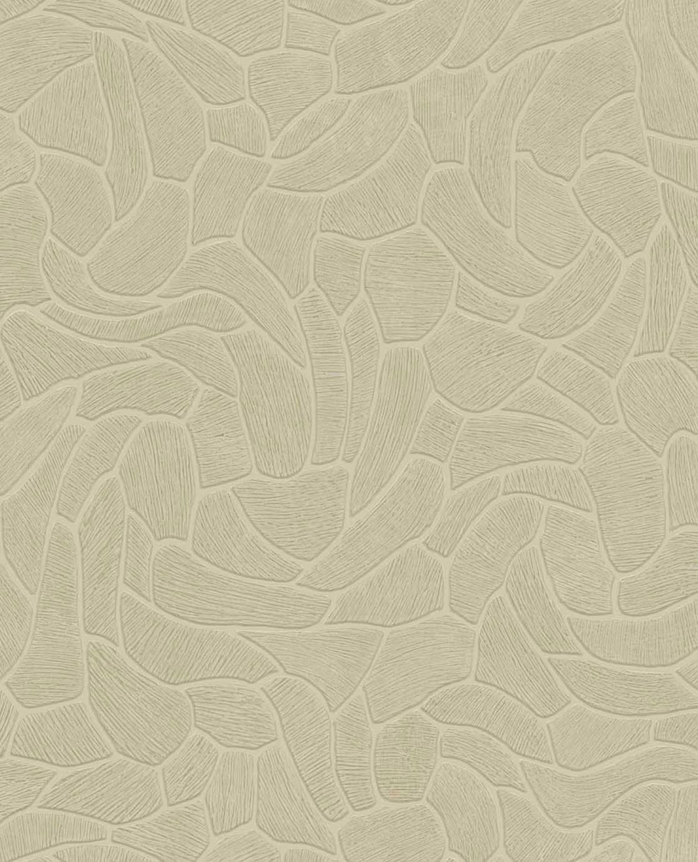 Geometrische Tapete, beige-gelb, Bastoptik, 363219, Calm Crafted, Eijffinger