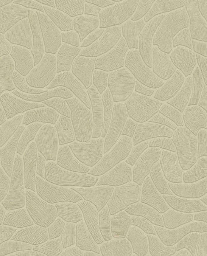 Geometrische Tapete, beige-gelb, Bastoptik, 363219, Calm Crafted, Eijffinger
