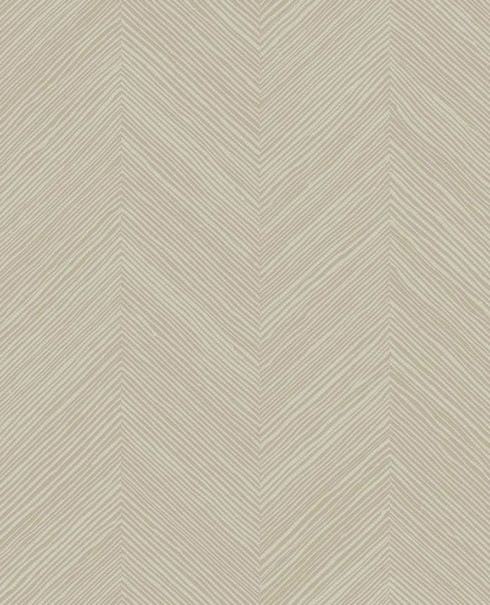 Geometrische Tapete, graubeige, Bastoptik, 363232, Calm Crafted, Eijffinger