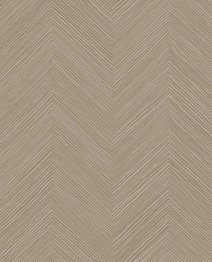 Geometrische Tapete, hellbraun, Bastoptik, 363235, Calm Crafted, Eijffinger