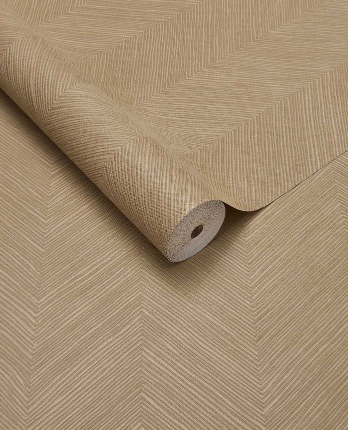 Geometrische Tapete, rosa-braun, Bastoptik, 363238, Calm Crafted, Eijffinger