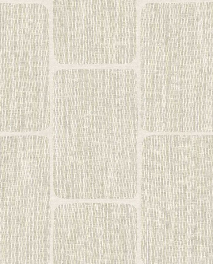 Geometrische Tapete, cremefarben, 363254, Calm Crafted, Eijffinger