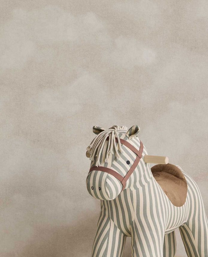 Kindertapete, cremebeige, Wolken, 363127, Tiny Treasures, Eijffinger
