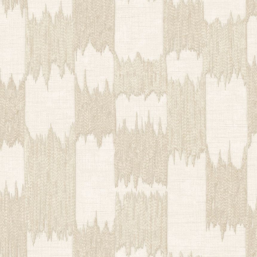 Abstrakte Tapete, Beige, Creme, Streifen, RE521032, Renaissance, Design ID
