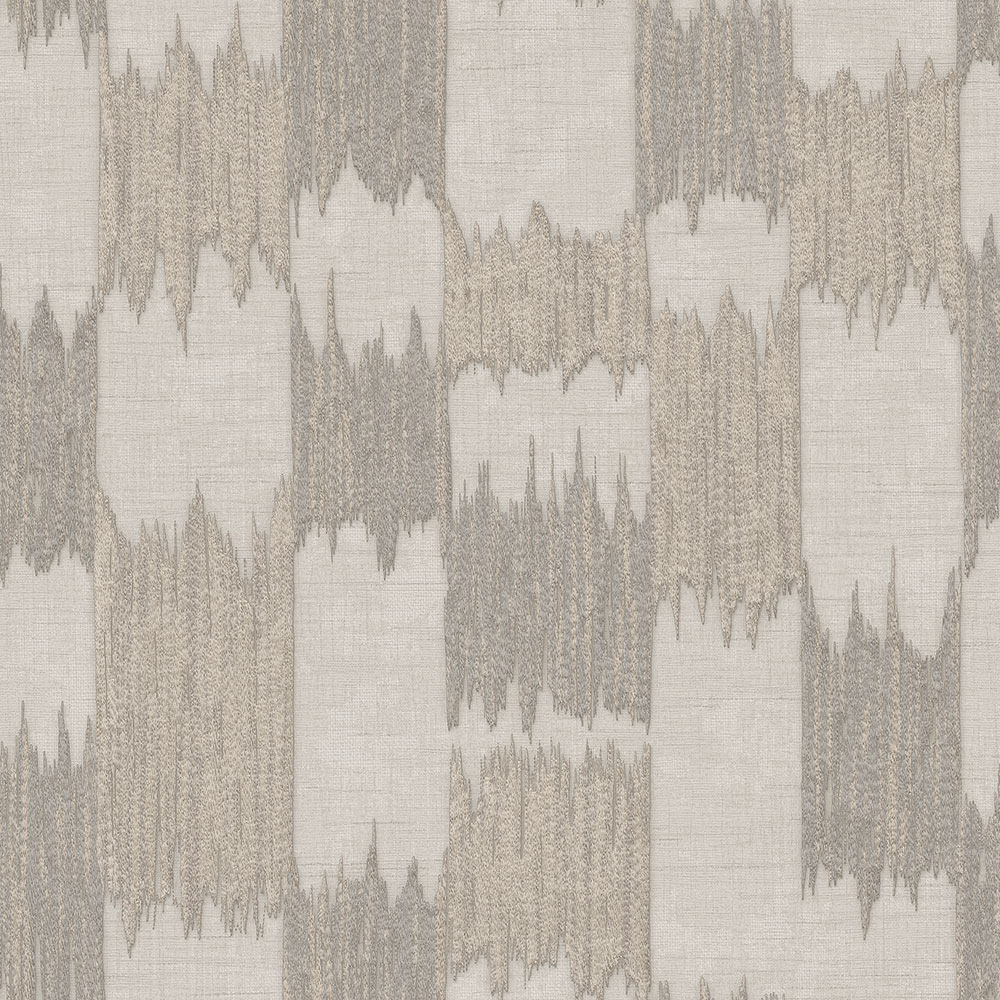 Abstrakte Tapete, Grau-Beige, Grau, Streifen, RE521033, Renaissance, Design ID