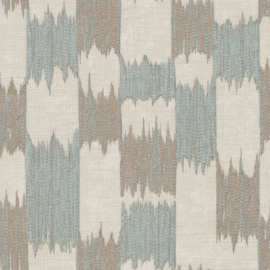 Abstrakte Tapete, Braun, Beige, Streifen, RE521034, Renaissance, Design ID