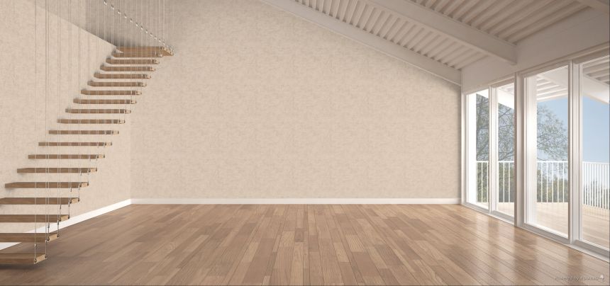 Tapete in Stoffoptik, Braun-Beige, RE521063, Renaissance, Design ID