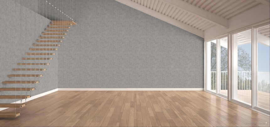 Tapete in Stoffoptik, Taupe (Grau-Beige), RE521065, Renaissance, Design ID