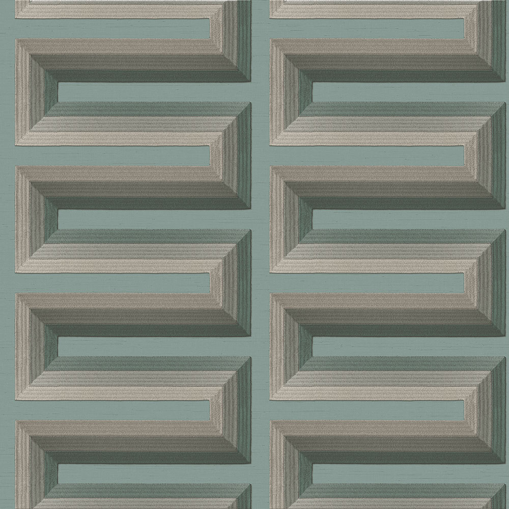 3D-Tapete, Türkis, RE521075, Renaissance, Design ID