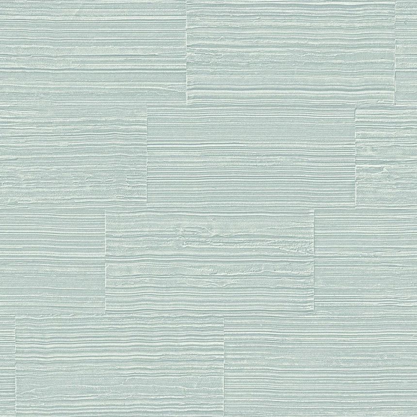 Vliestapete, Imitation von grünen und cremefarbenen Steinfliesen 347577, Matières - Stone, Origin