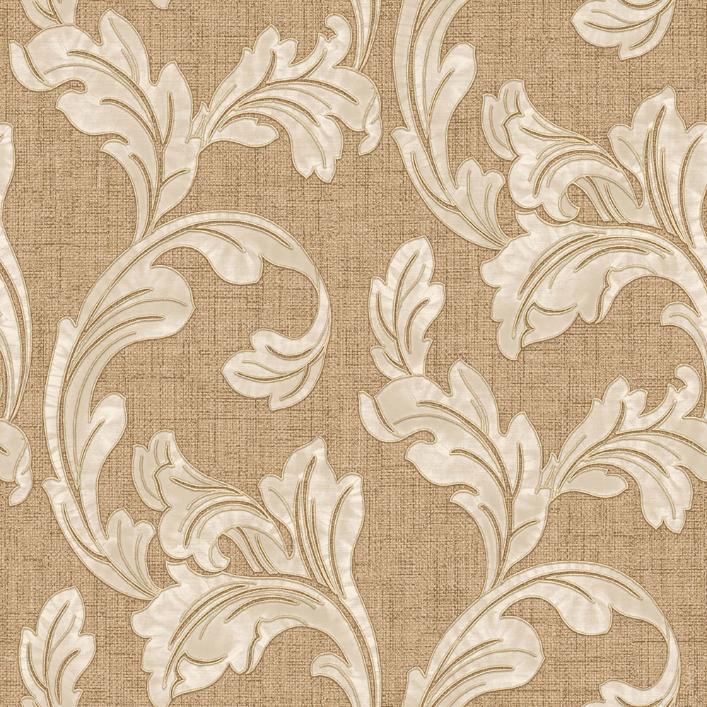 Vliestapete, beige, Blätter, Z40008, Tradizione Italiana 3, Zambaiti Parati Z40008, Tradizione Italiana 3, Zambaiti Parati