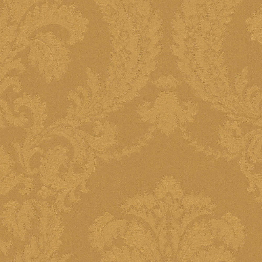 Vlies-Tapete im Schlossstil, senfgold, Z40015, Tradizione Italiana 3, Zambaiti Parati